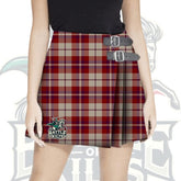 Women’s Shel Claret Tartan Kilt